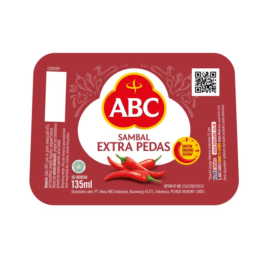 ABC Saus Sambal Extra Pedas 130 ml - Twin Pack - Gambar 3