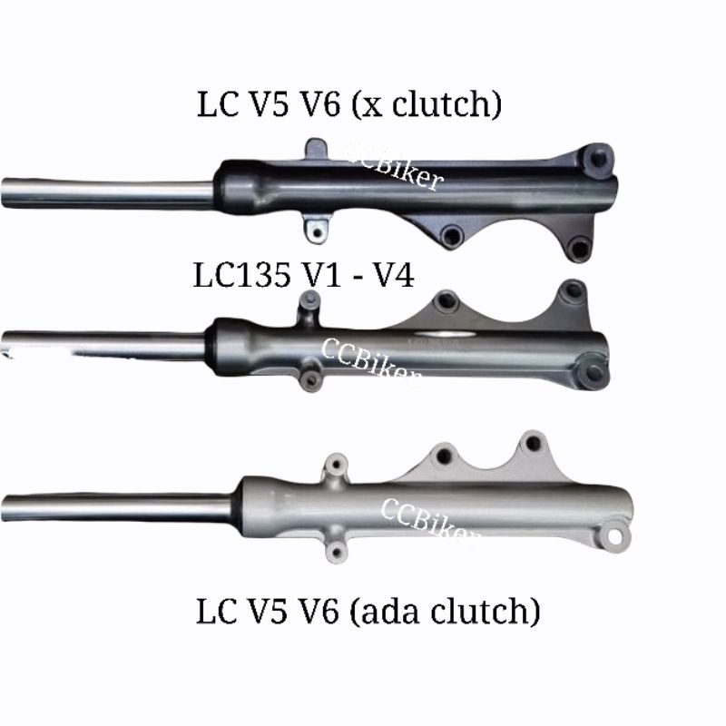 Yamaha LC135 SRL115 Y110 Y100 y15zr SRL110 Bonus Front Fork Depan Comp Set SRL110Z SRL110ZR Sport Bonus Shopee Singapore