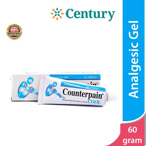 Counterpain Cool 60gr / Encok / Keseleo / Memar / Nyeri Otot / Nyeri Sendi