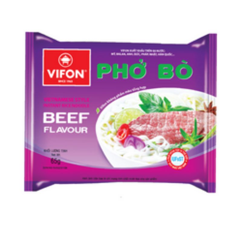 Vifon Beef Pho (1 Carton x 30 Packs x 65 Grams) | Shopee Singapore