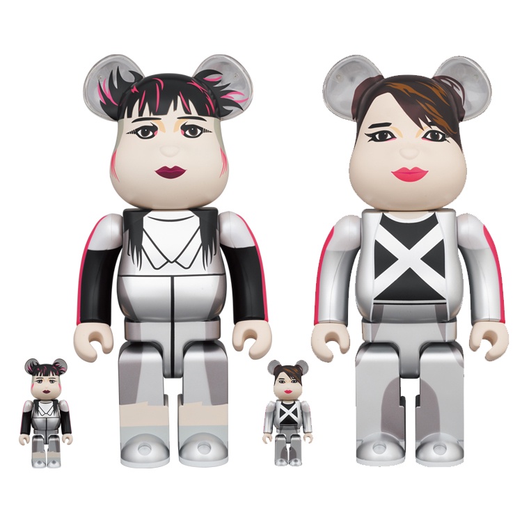 Medicom Be@rBrick BearBrick SMELLS LiKE TOY SPiRiTS BiSH VS Ayuni D &  Lingling 100％ ＆ 400％ Set