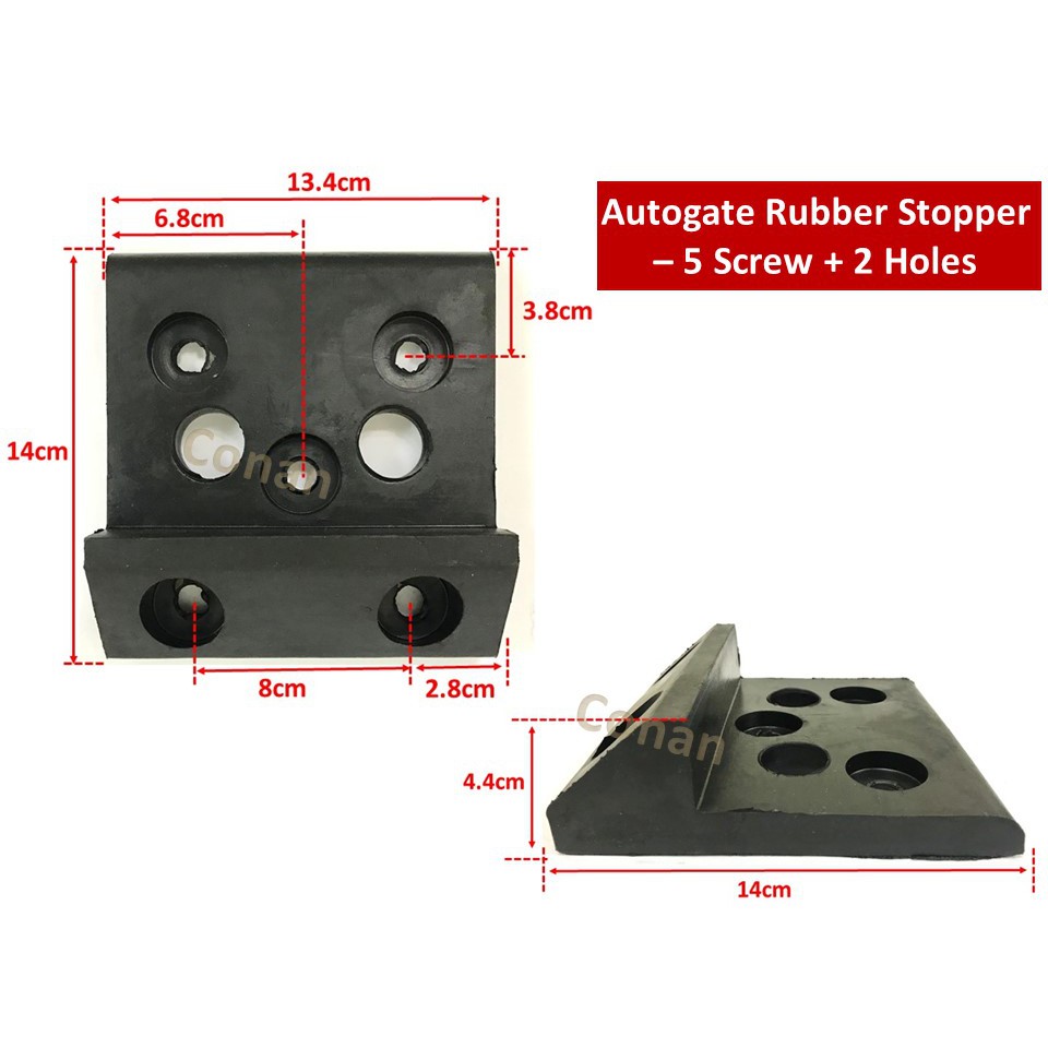 Autogate Spare Part - Autogate Rubber Stopper for Swing Gate (Various ...