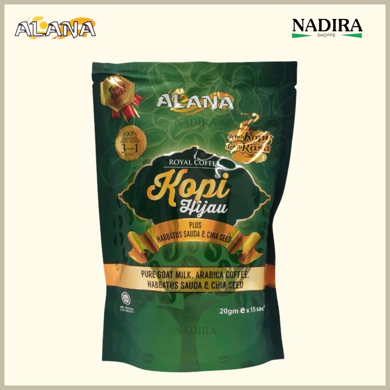 HIJAU Alana Green Coffee (15 Sachets) | Shopee Singapore