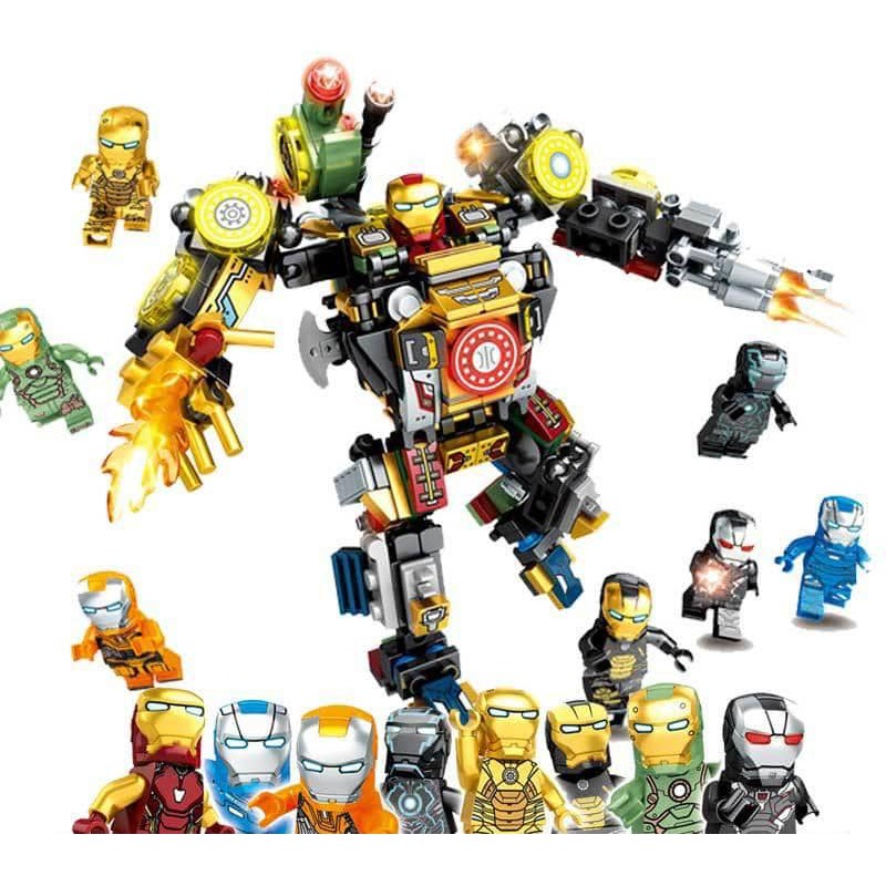 Lego iron man hulkbuster sales