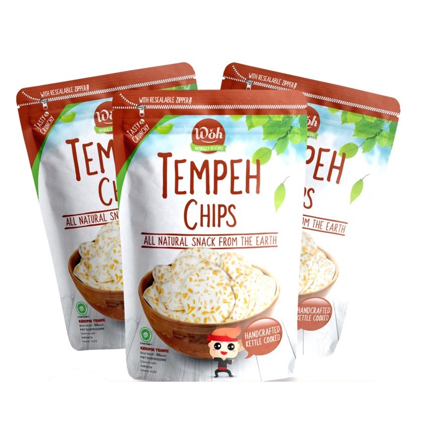 Handcrafted WOH Tempeh Chips 【100g】 Shopee Singapore