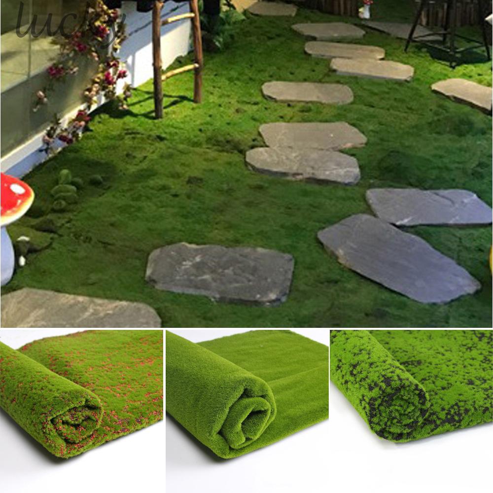 Artificial Moss Fake Green Plants Mosses Grass For Shop Patio Wall