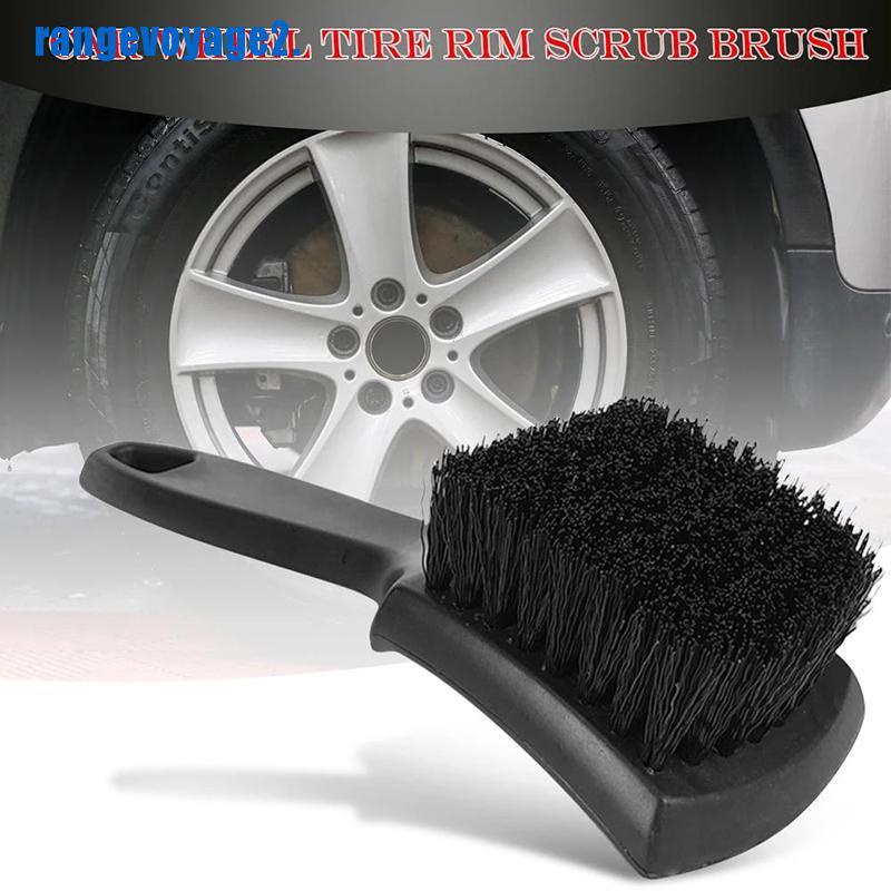 [range2] Car Wheel Tire Rim Scrub Brush New Auto Detailing Brush Washing Cleaning Tool [sg]