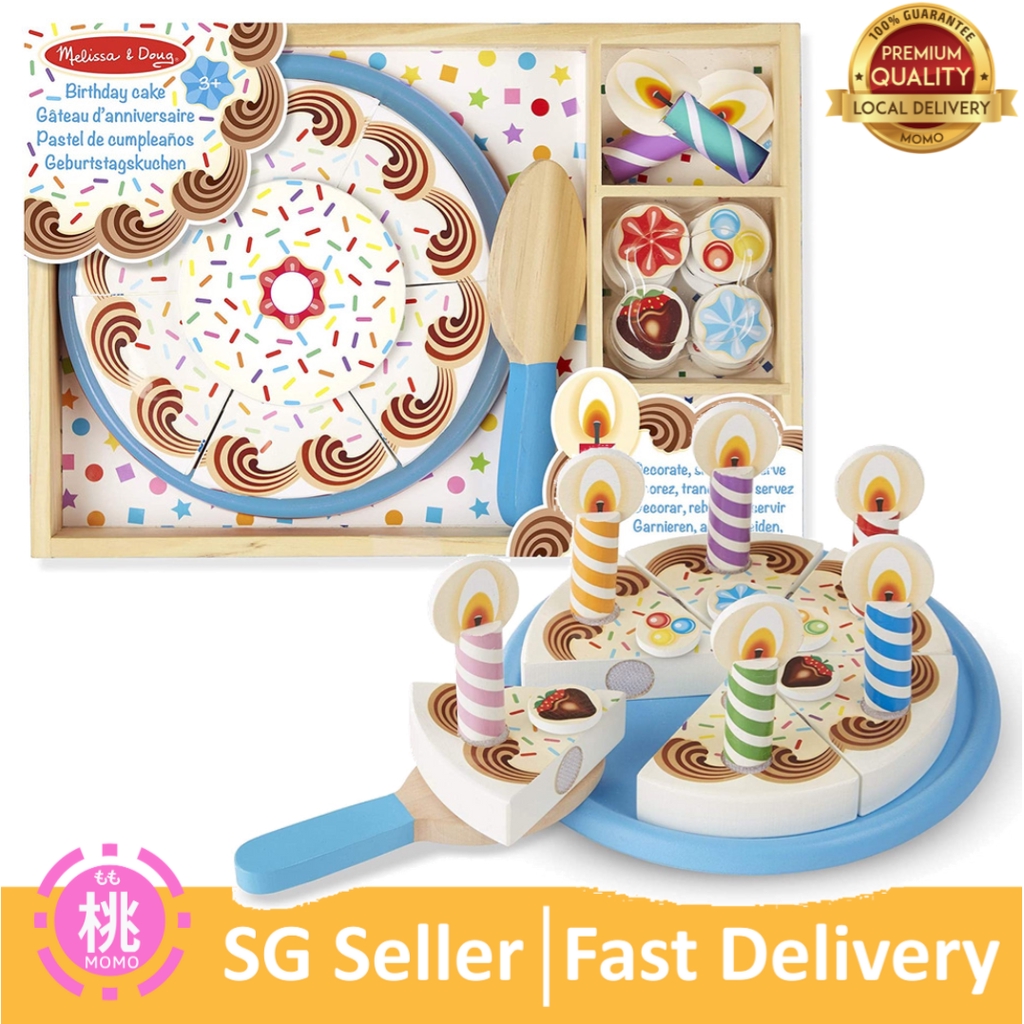 Melissa and doug hot sale birthday party cake