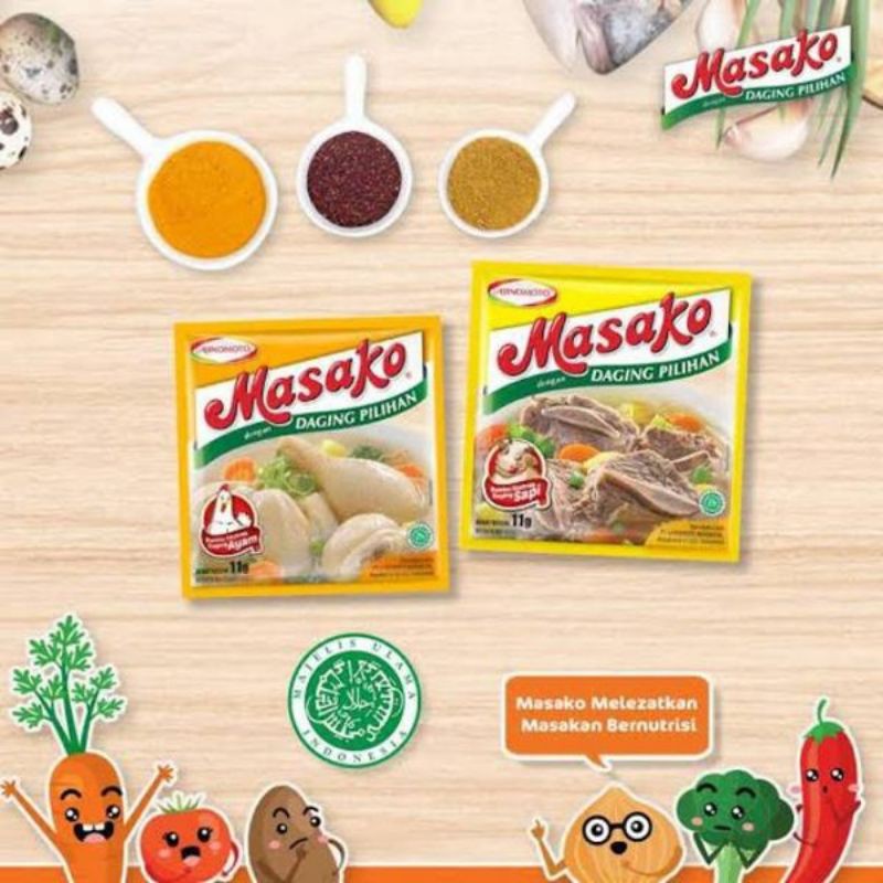 Masako BROTH POWDER SACHET RCG 9G | Shopee Singapore