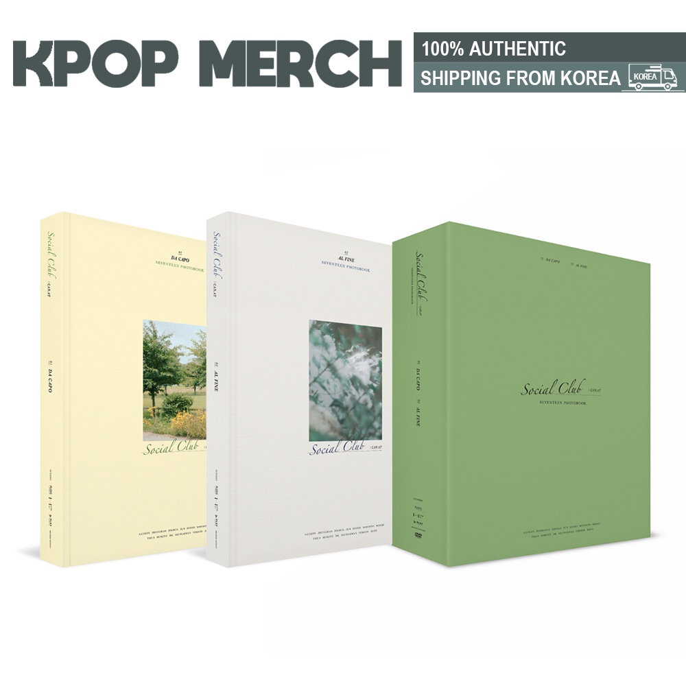 SEVENTEEN - PHOTOBOOK [SOCIAL CLUB : CARAT] | Shopee Singapore