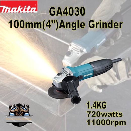 MAKITA GA4030 ANGLE GRINDER/ 4 INCH 100MM ANGLE GRINDER | Shopee Singapore