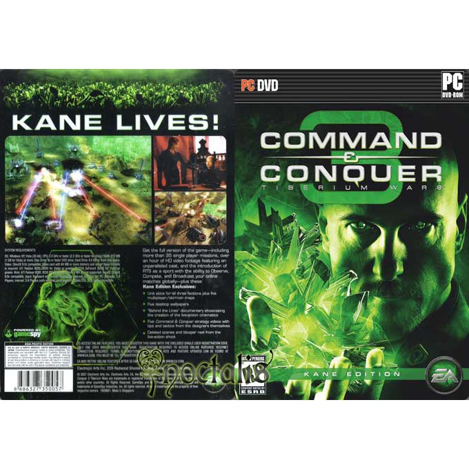 COMMAND  CONQUER 3: TIBERIUM WARS KANE EDITION COLLECTOR'S PACK NOD SET  Shopee Singapore
