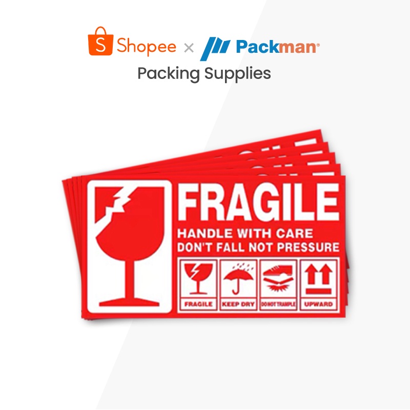 [WHOLESALE] 1000PC Fragile Label Stickers - Durable Fragile Tape ...