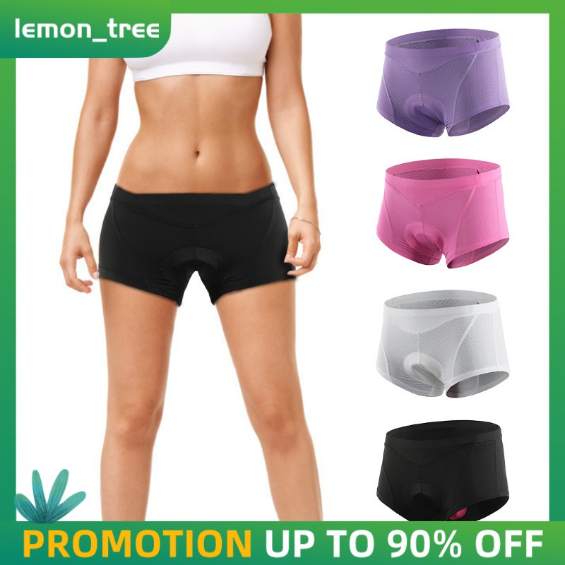 Womens Padded Bike Underwear  Bicycle Underwear Underpants