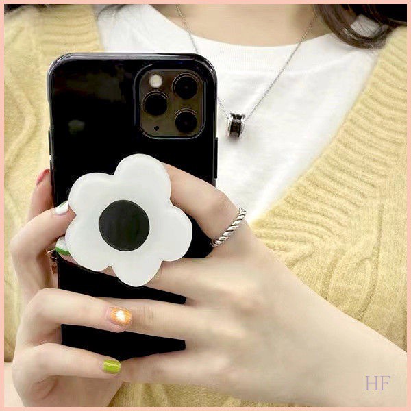ins Flowers Plain Color Grip Griptok Phone Holder Bracket