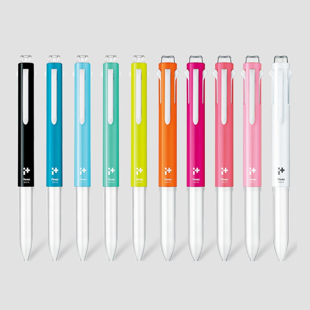 Pentel Flying Dragon|i+Series Basic Color (Three-Color Pen Tube/Five ...