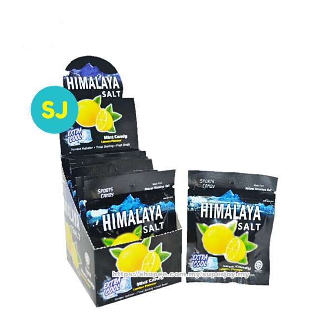 Candy Himalaya Ginger Salt Lemon Mints Throat Soothing 8 Packs NEW Flavor