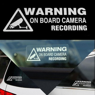 cctv car window stickers