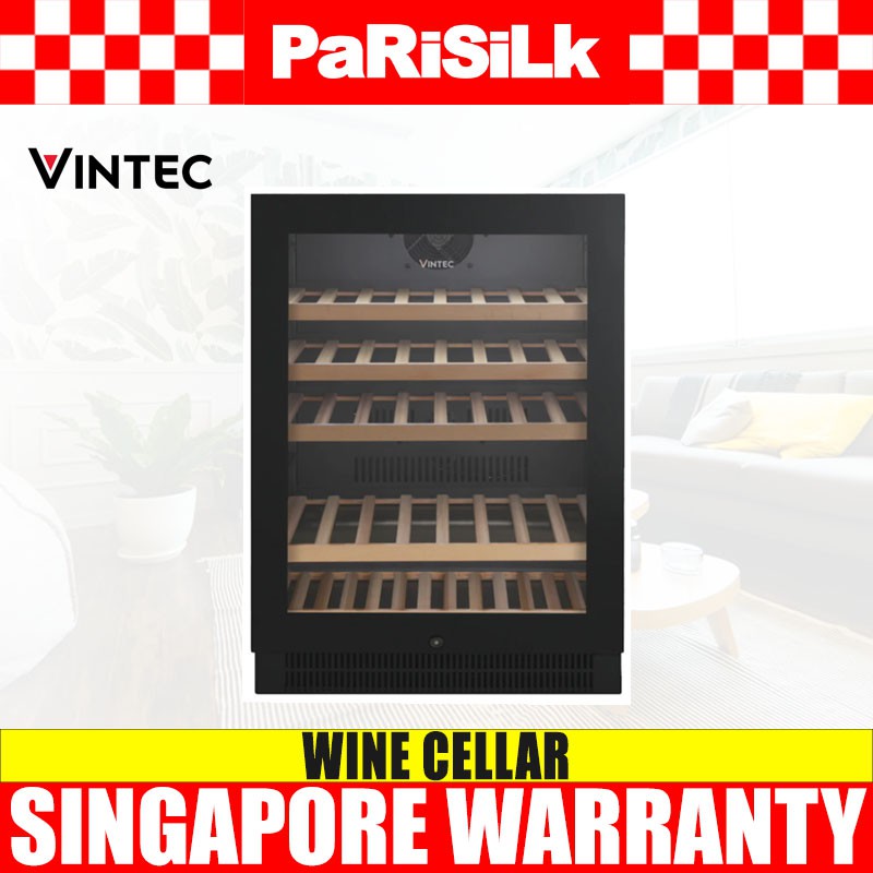 Vintec VWS050SBAX Wine Cellar Shopee Singapore