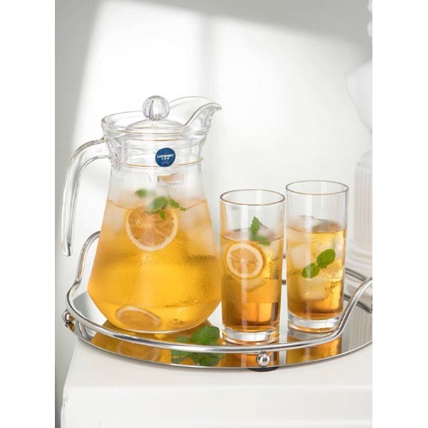 Luminarc ARC Glass Jug Pitcher with Lids Jag Air Kaca Water Teko Air ...