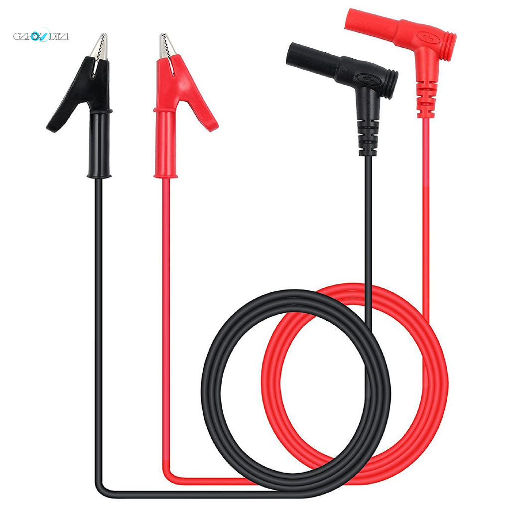 Pair Banana Plug to Alligator Clip Test Lead Crocodile Clip Lab Test ...