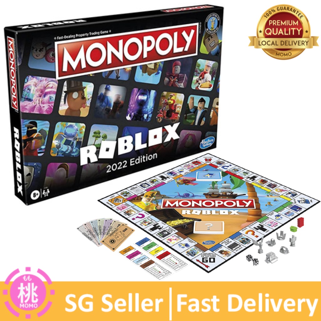 Hasbro Gaming Monopoly: Roblox 2022 Edition Game, Monopoly Board Game  Collect and Trade Popular Roblox Experiences