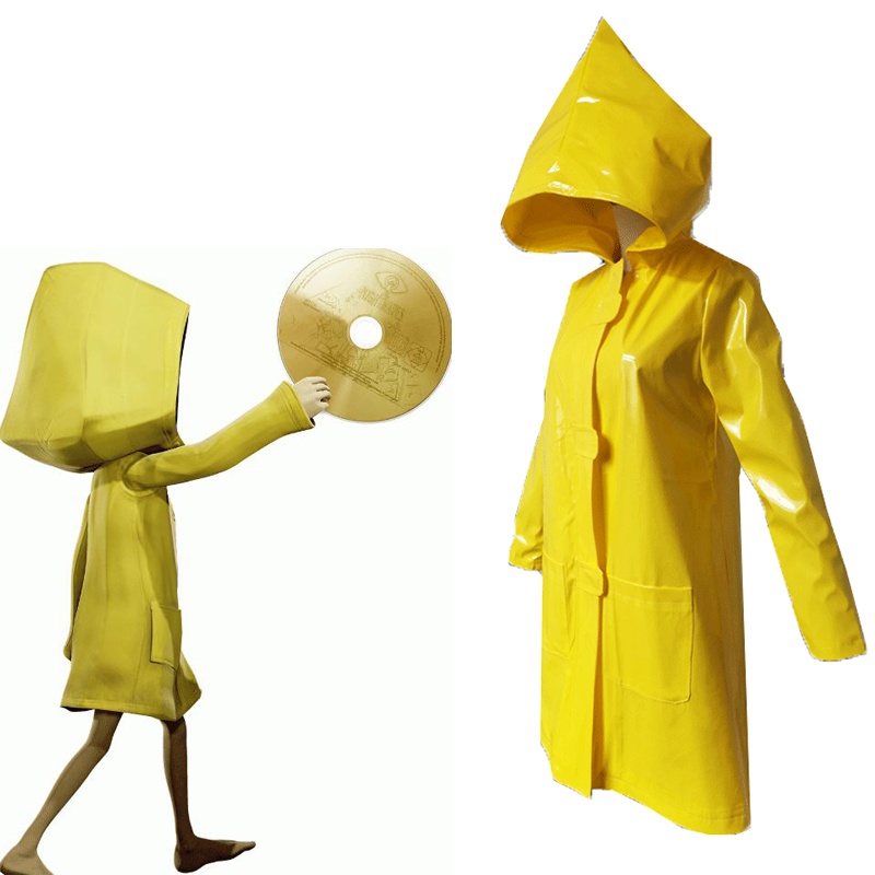 Little Nightmares 2 Six Cosplay Costume Yellow Jacket Raincoat