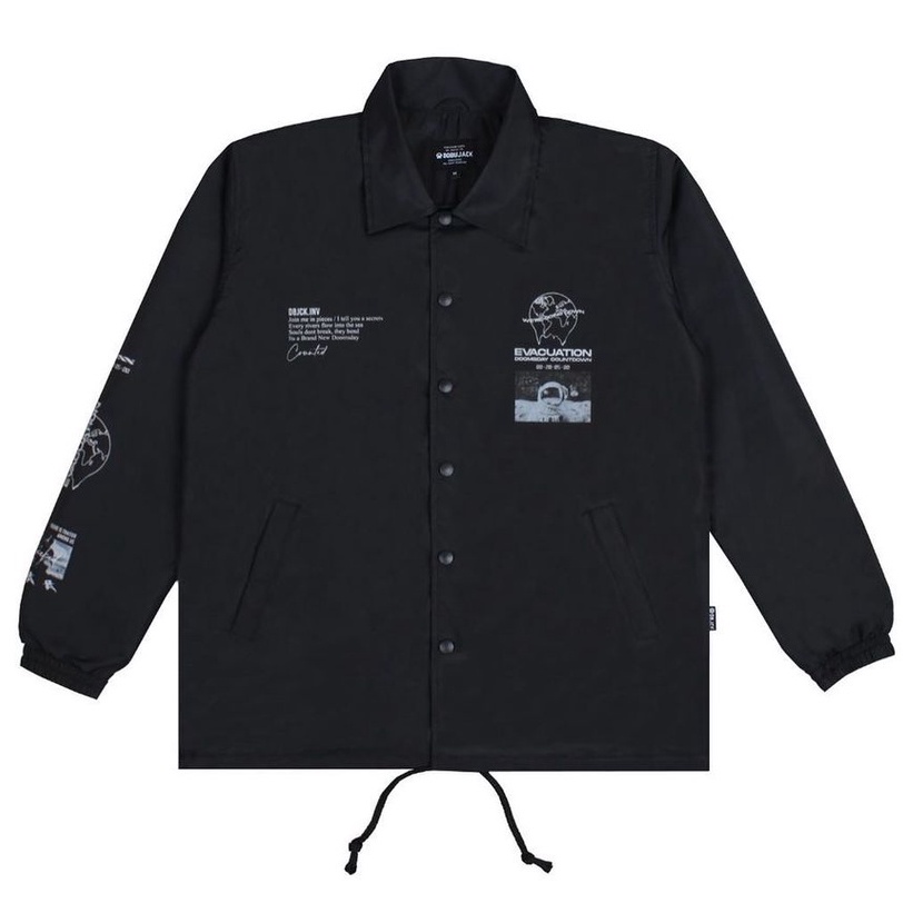 Dobujack JACKET / COACH JACKET EVACUATION BLACK | Shopee Singapore