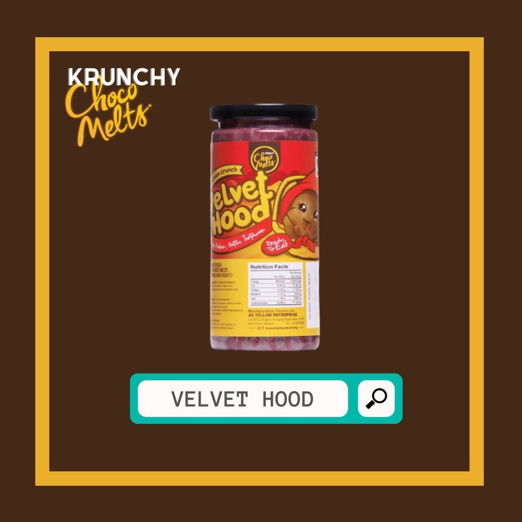 CHOCOJAR RED VELVET CRUNCH MINI COCO CRUNCH MERAH SEDAP | Shopee Singapore