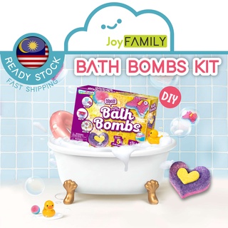 Create Your Own Bath Bombs - DIY Bath Bomb Making Kit - Great Science Kit  Gift for Kids Boys and Girls - Make 10 Bath Fizzies 