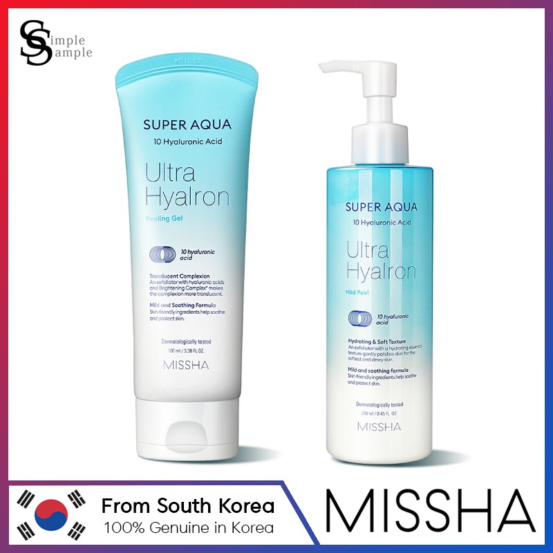 [MISSHA] Super aqua ultra hyalron peeling gel / mild peel exfoliate