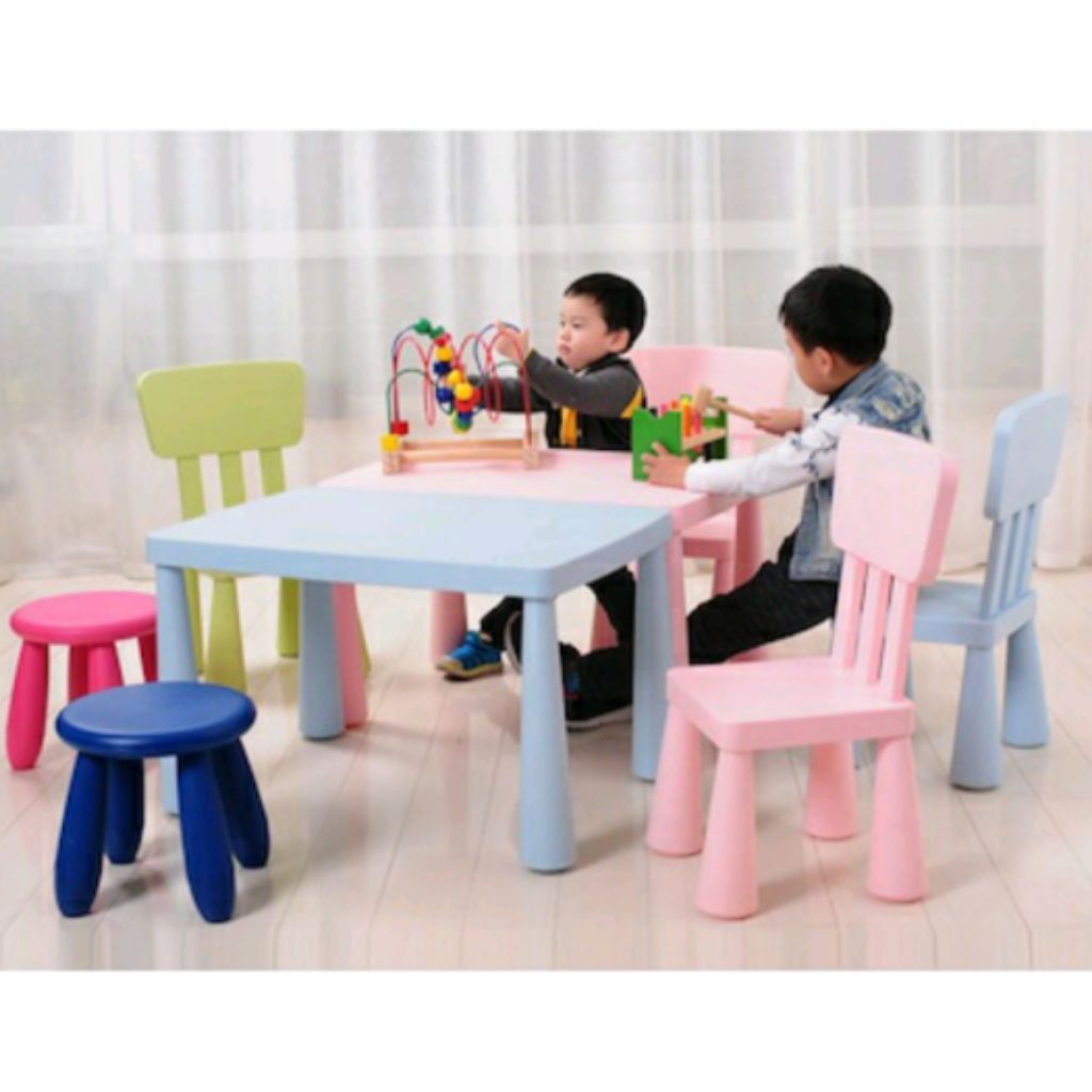 Kids table and stool best sale