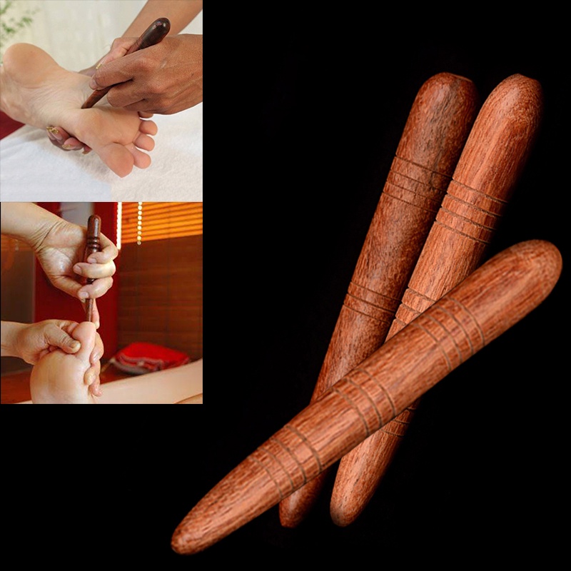 Wooden Rosewood Massage Stick Foot Reflexology Body Therapy Health Care