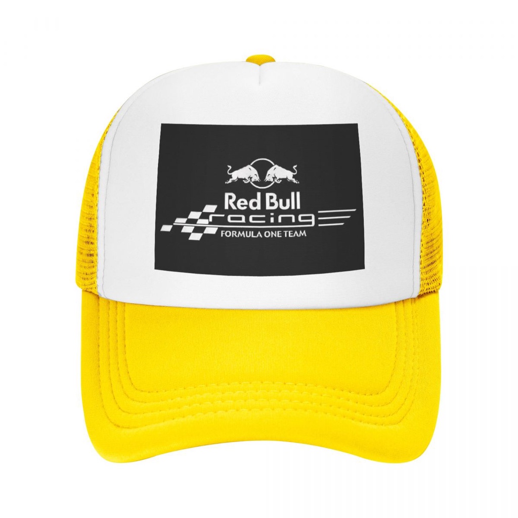 red bull racing f1 team logo (2) Adult Grid Net Hat Trucker Men's Women ...