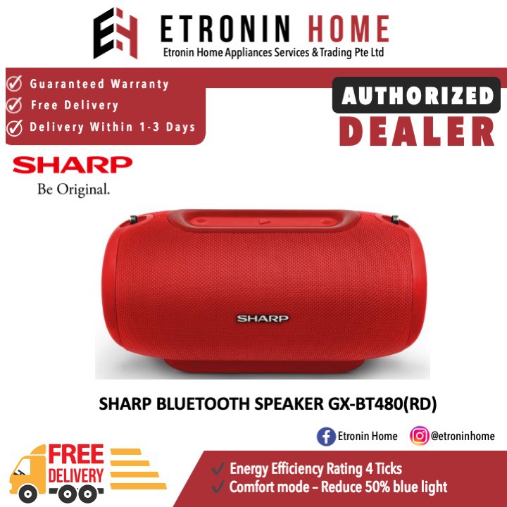 Sharp Bluetooth sale speaker GX-BT480(RD)