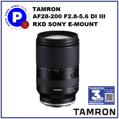 TAMRON AF28-200 F2.8-5.6 DI III RXD SONY E-MOUNT (A071SF) ( 36 MONTHS LOCAL  AGENT WARRANTY ) | Shopee Singapore