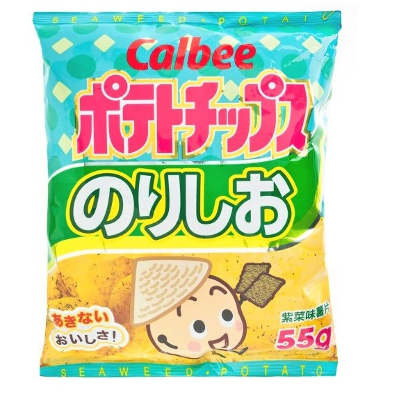 Calbee Seaweed Potato Chips, 55g | Shopee Singapore
