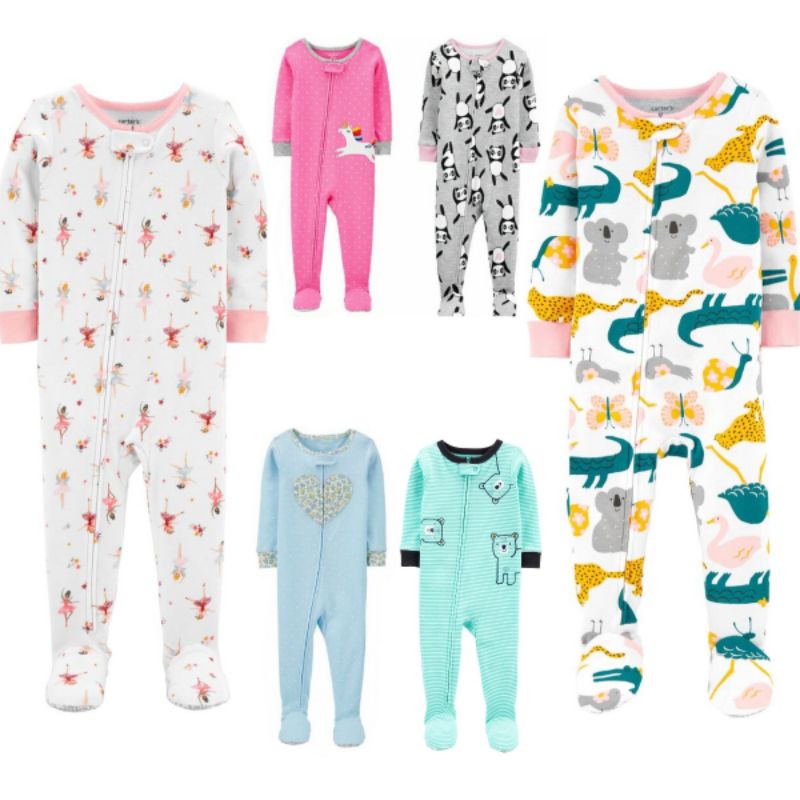 5t zip up discount pajamas