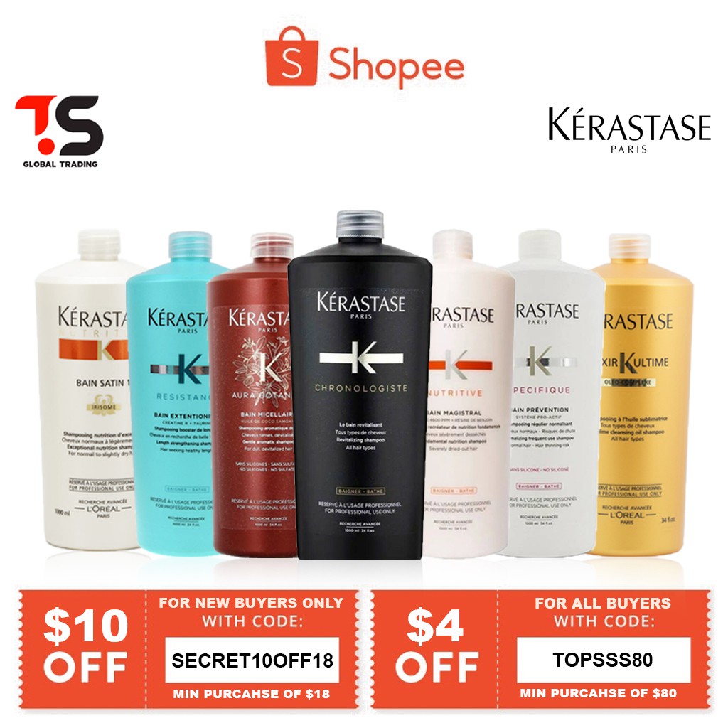 Kerastase Treatment Shampoo 1000ml | Shopee Singapore