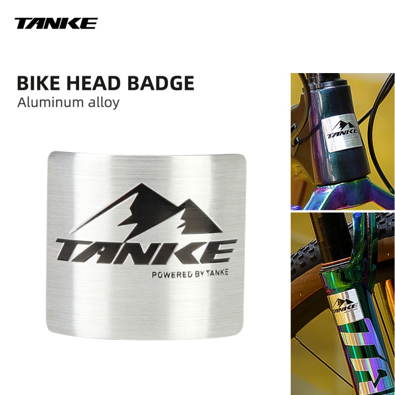 TANKE Bike Head Badge Decals Stickers FOR BMX Folding MTB Bicycle Front