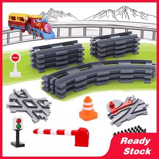 BIG LEGO DUPLO train set: Train Engine & Cars, BRIDGE, Switches, Overpass,  TRACK