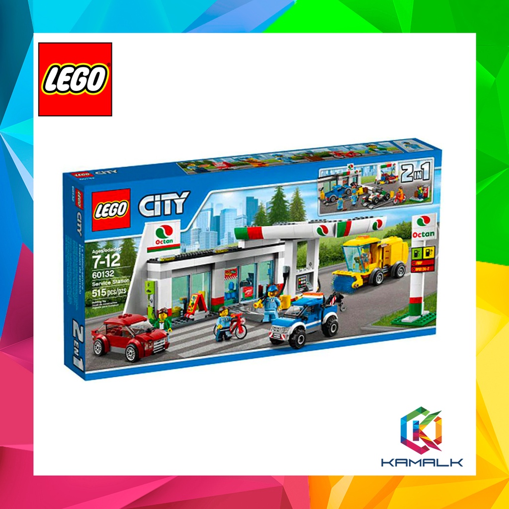 Lego City Service Station 60132 Shopee Singapore