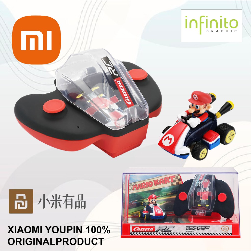 KL XIAOMI Youpin Carrera Mini Super Mario RC Remote Control Car Kart ...