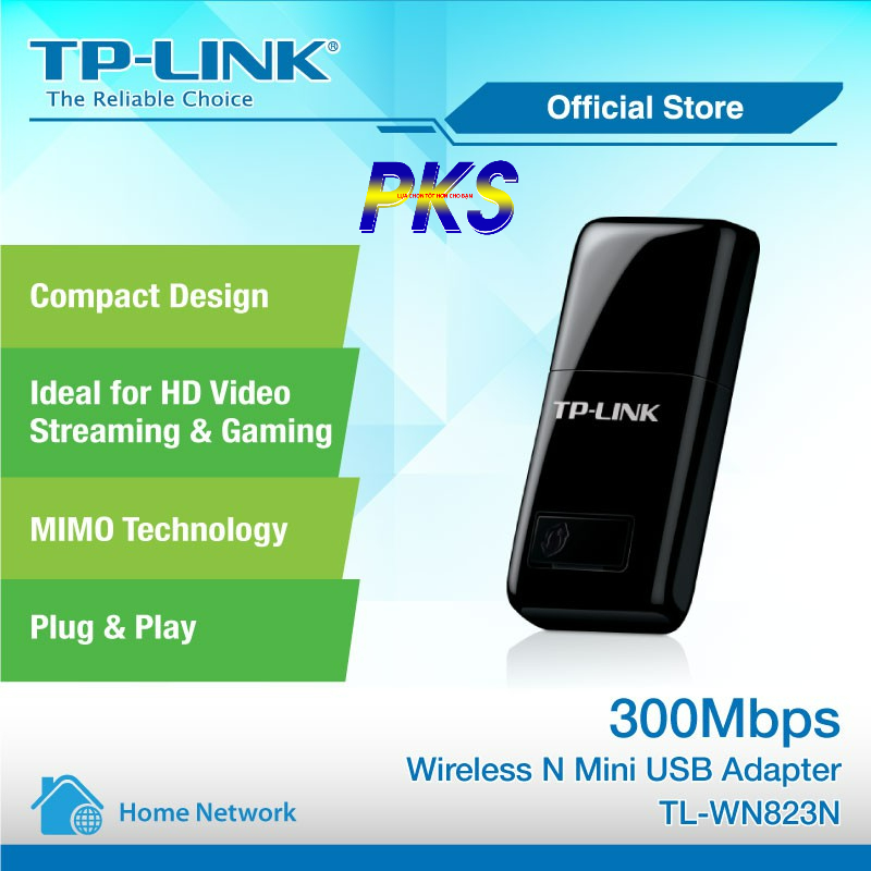 TPLink Wireless WiFi Receiver TL-WN823N 300Mbps - TPLink 823N - 823N ...
