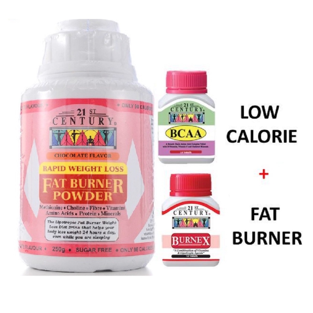 21st Century Rapid Weight Loss Fat Burner Powder Chocolate Flavor 250gm