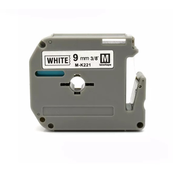 Acmerota Label Tape Voor Brother P-Touch M-K121 M-K221 M-K421 M-K521 M-K621 M-K721 M Tape 9mm 8mm Voor PTouch Label Maker PT-45M PT-45 PT-BB4 PT-55 PT-55BM PT-55S PT-65 PT-65SB PT-65SCCP PT-65SL