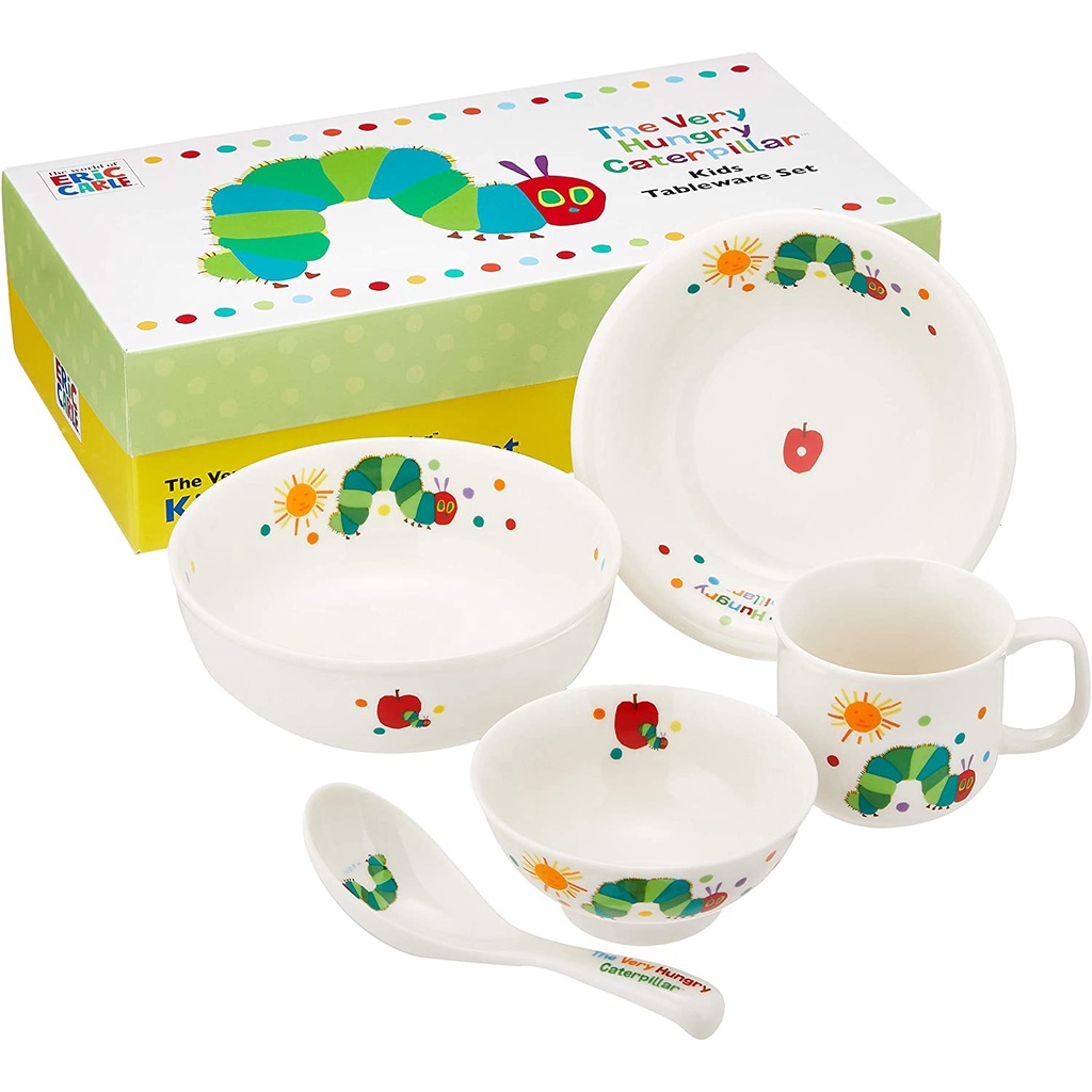 The Very Hungry Caterpillar kids birthday Children's tableware Gift set