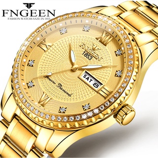 Real gold watches hot sale with diamonds