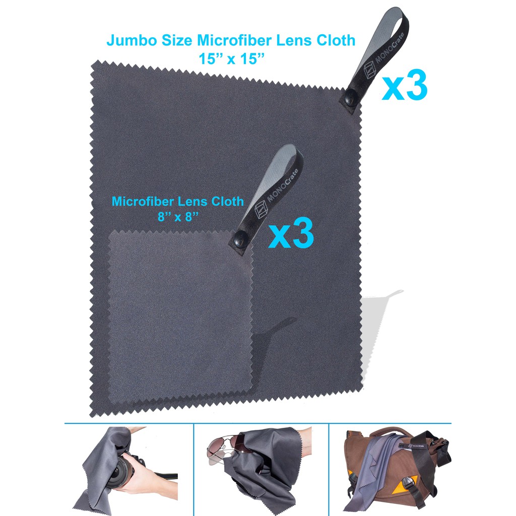 microfiber camera lens cleaning cloth
