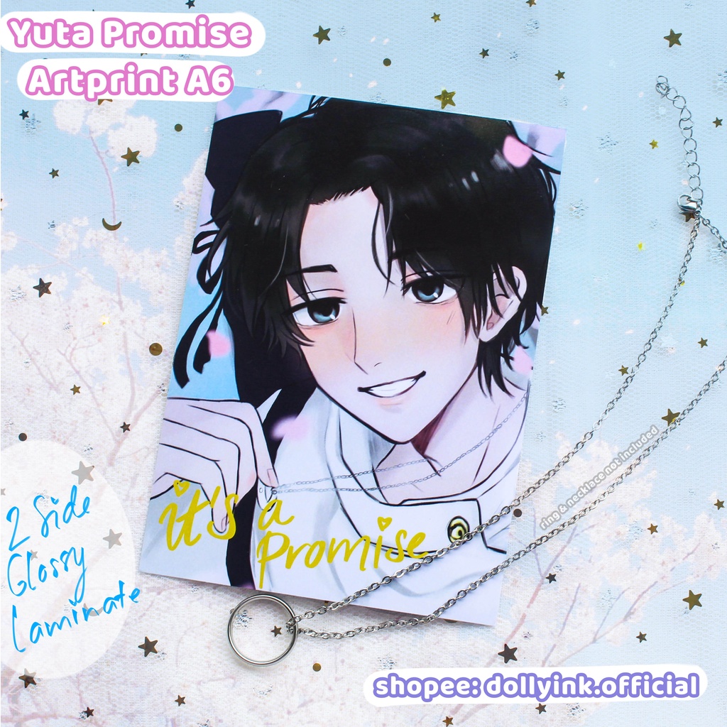 [LIMITED Stock]artprint yuta PROMISE SIZE A6 BY Dollyink/jujutsu kaisen ...